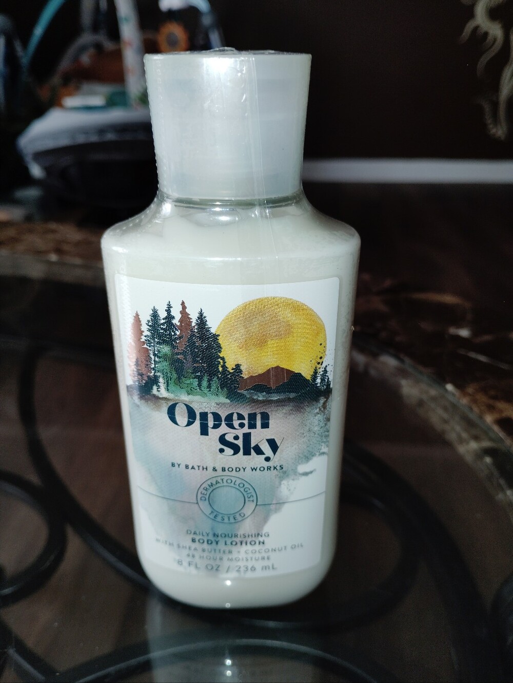 Bath & Body Works Open Sky Body Lotion - White, Yellow, Green, Brown, Blue New